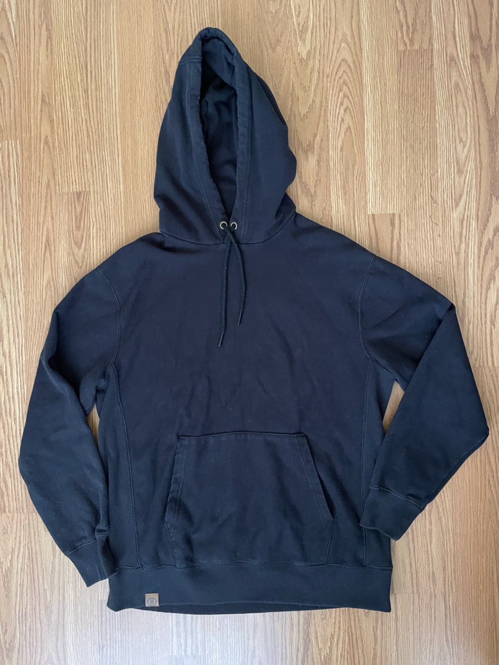 Holloway Men's Black Hoodie- Classic heavyweight workwear outdoor